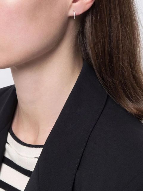 Missoma classic pave huggies - Silver - zdjęcie produktu nr 2