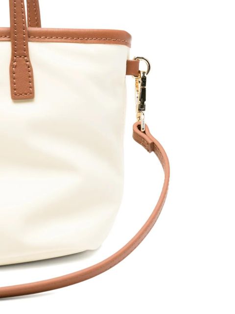 MC2 Saint Barth mini logo-embroidered tote bag - Neutrals