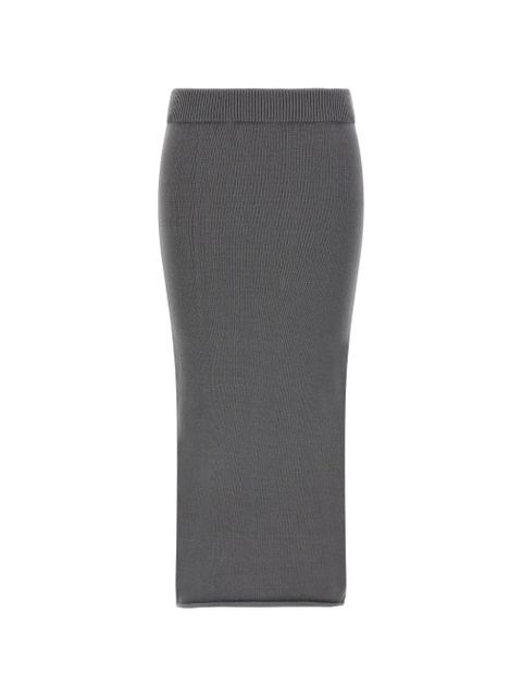 ENTIRE STUDIOS raw-edge pencil skirt - Grey - zdjęcie produktu nr 1