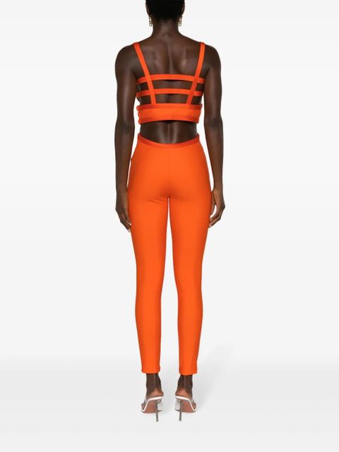 Versace Medusa '95 cut-out jumpsuit - Orange