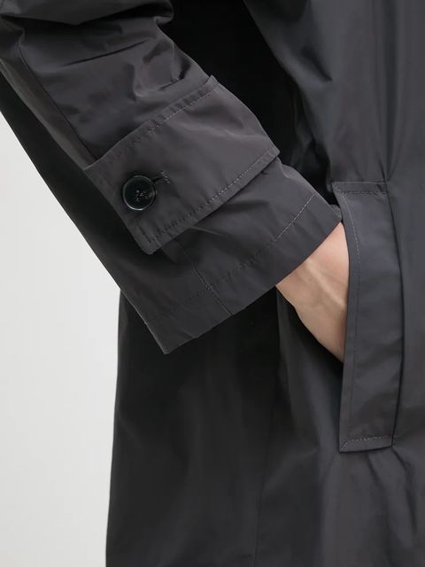 Sandro Ferrone płaszcz damski kolor szary przejściowy oversize SFS15YBEALASKA