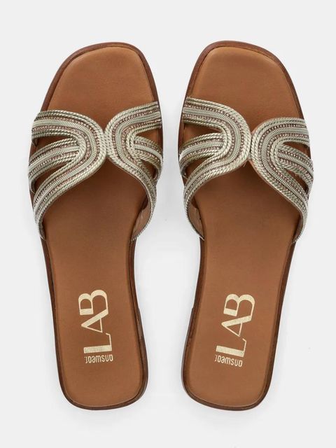 Answear.LAB klapki damskie kolor złoty