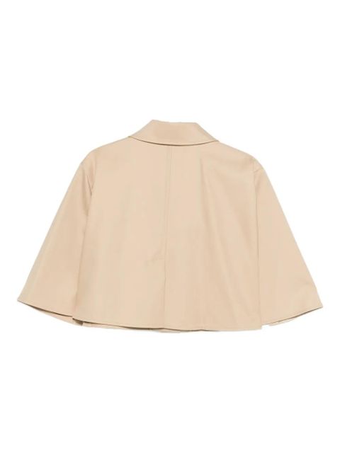 Max Mara button-down cape jacket - Neutrals
