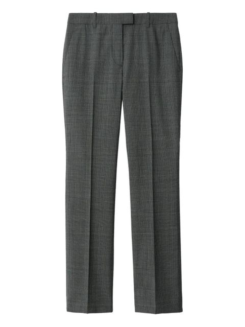 Burberry Check wool tailored trousers - Grey - zdjęcie produktu nr 1