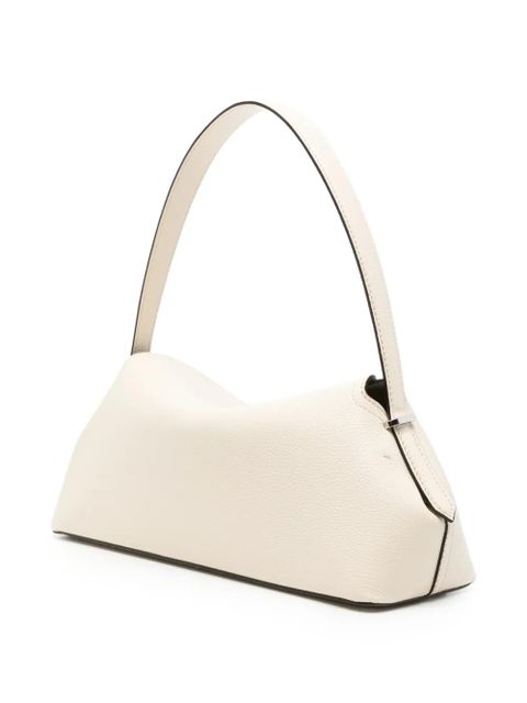 TOTEME T-lock grained leather shoulder bag - Neutrals - zdjęcie produktu nr 2