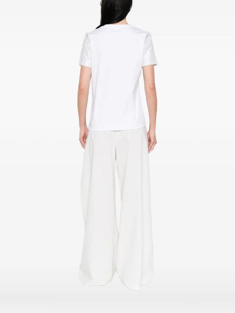 Max Mara geometric pattern T-shirt - White