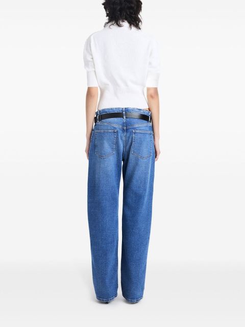 Proenza Schouler Reeve cotton-blend polo top - White - zdjęcie produktu nr 2