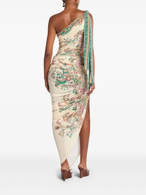 ETRO single-shoulder maxi dress - Neutrals