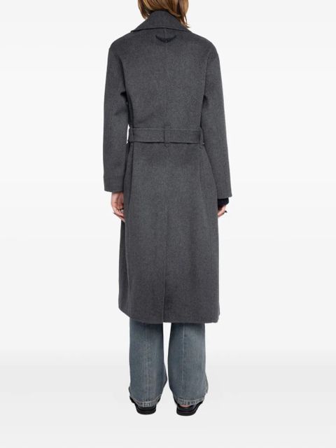 Zadig&Voltaire Meli belted coat - Grey