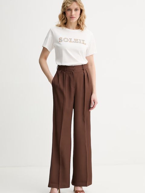 Weekend Max Mara t-shirt bawełniany BORA - zdjęcie produktu nr 1