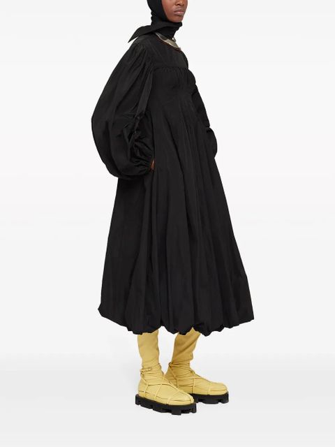 Jil Sander calf-length long-sleeve dress - Black