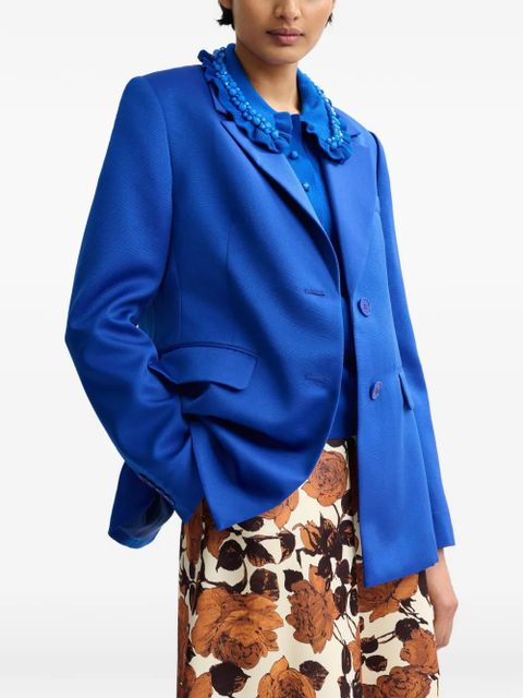 Essentiel Antwerp button flap-pocket blazer - Blue