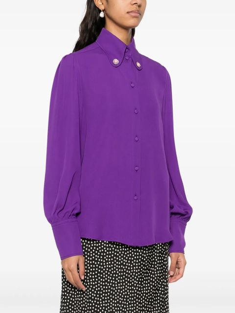 Valentino Garavani georgette shirt - Purple