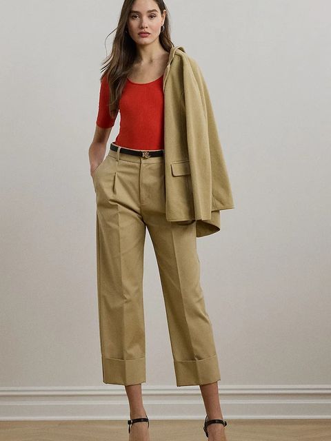 Lauren Ralph Lauren t-shirt damski kolor czerwony 200970116