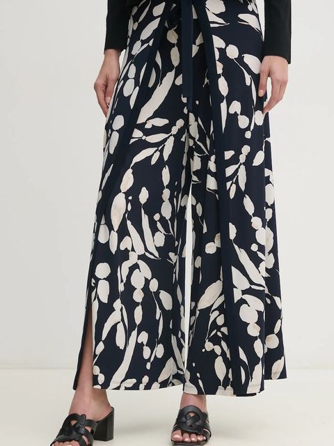 Joseph Ribkoff spodnie damskie kolor granatowy dzwony high waist 251252 - zdjęcie produktu nr 1