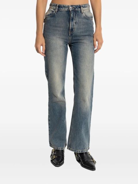 Zadig&Voltaire faded straight-leg jeans - Blue