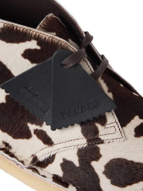 SANDRO x Clarks Originals desert boots cuir - White - zdjęcie produktu nr 2