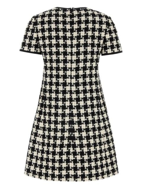 Valentino Garavani Damier Light tweed mini dress - Neutrals