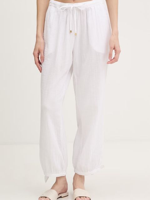 Lauren Ralph Lauren spodnie straight damskie bawełniane - zdjęcie produktu nr 1