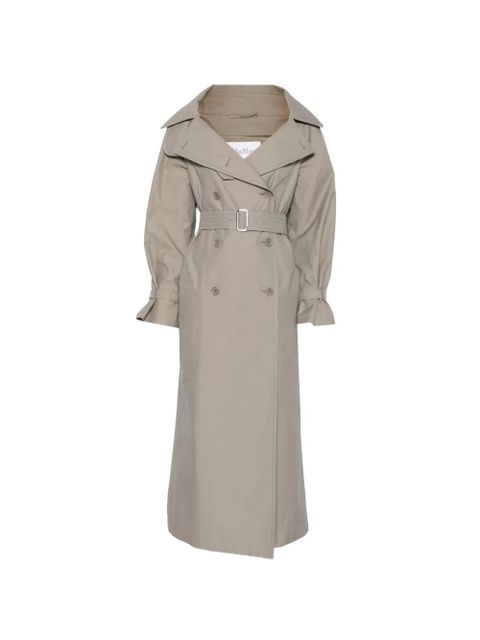 Max Mara double-breasted belted coat - Grey - zdjęcie produktu nr 1
