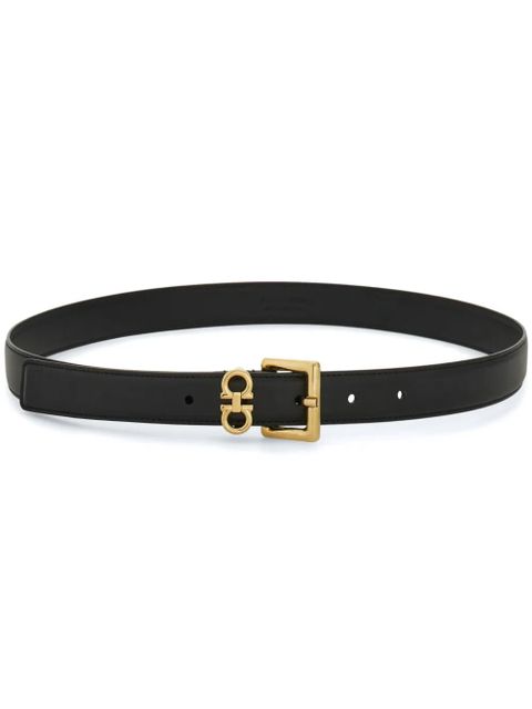 Ferragamo Gancini-plaque belt - Black - zdjęcie produktu nr 1