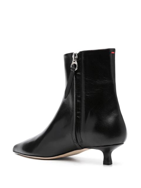 Aeyde 50mm pointed-toe ankle boots - Black
