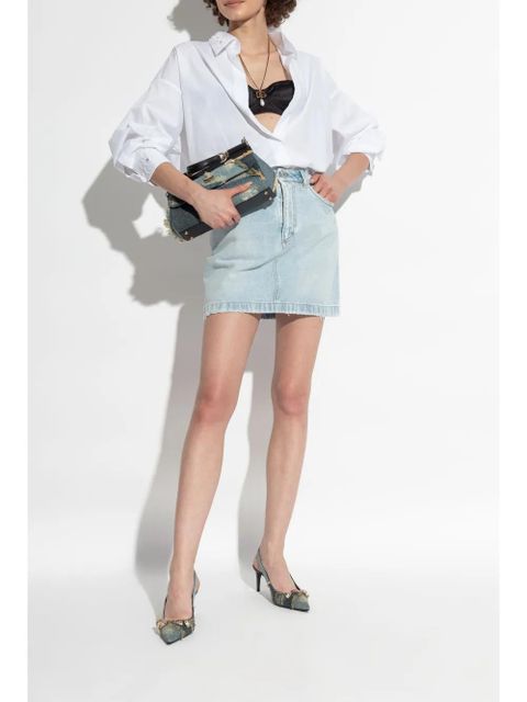 Dolce & Gabbana DNA 65mm embellished pumps - Blue