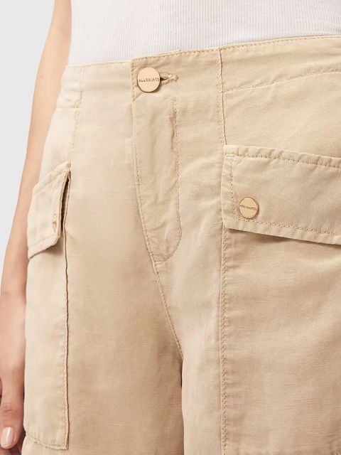 AllSaints spodnie z dodatkiem lnu VAL