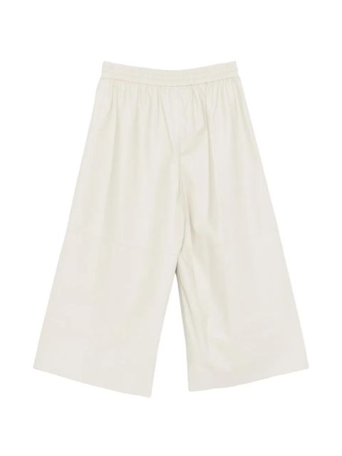 Yves Salomon drawstring leather trousers - Neutrals - zdjęcie produktu nr 2