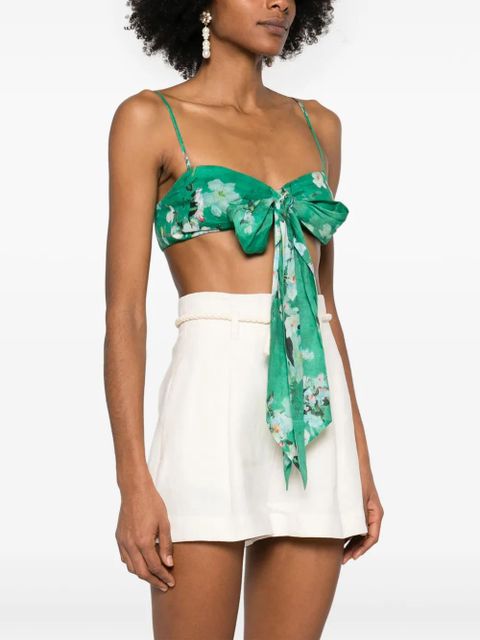 ZIMMERMANN Everley crop top - Green - zdjęcie produktu nr 2