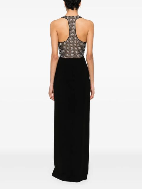 Max Mara sequin-embellished maxi dress - Black