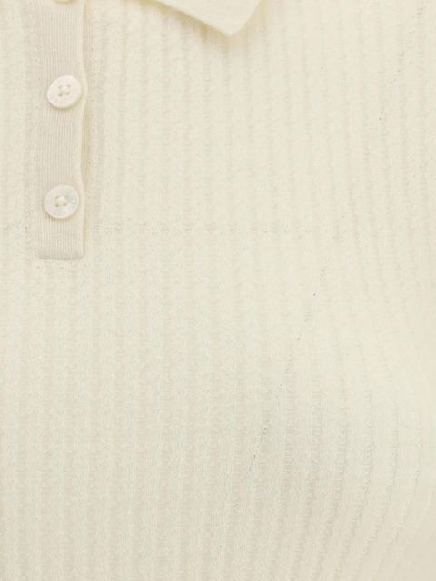 Guest In Residence cashmere polo jumper - White