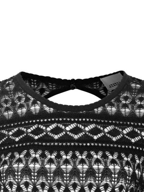ISABEL MARANT Paloma open-back lace dress - Black