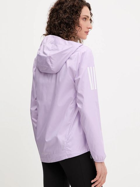 adidas Performance kurtka do biegania Own The Run kolor fioletowy JX2264