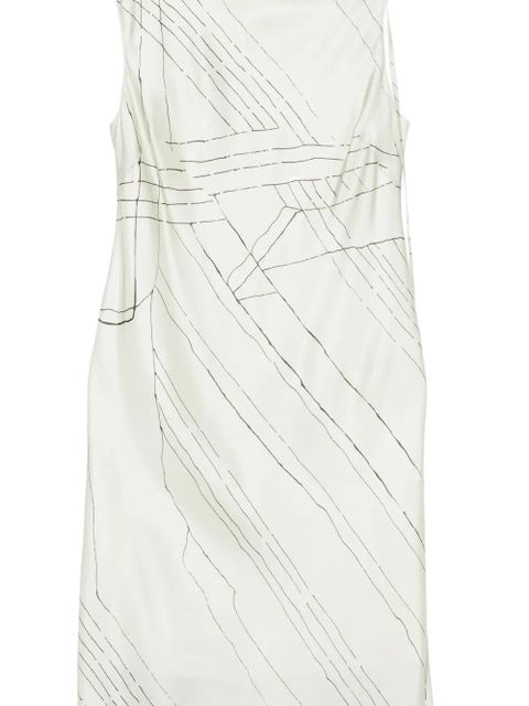 Alysi abstract-print maxi dress - Green