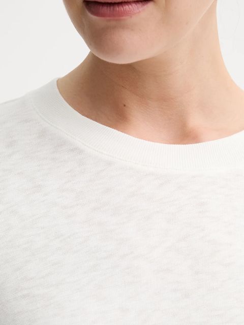 Marc O'Polo t-shirt bawełniany damski kolor beżowy 5000006282