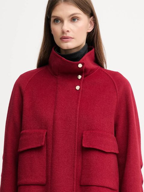 Marc Aurel kurtka z dodatkiem wełny kolor czerwony przejściowa 4474-1000-93348