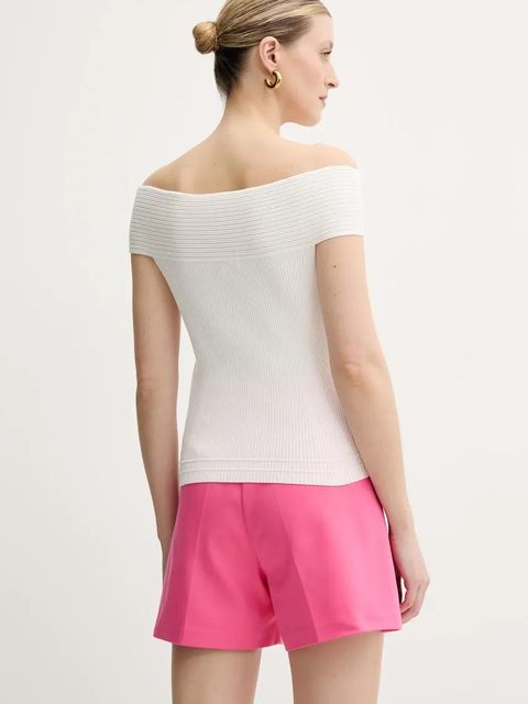 Morgan bluzka MDONA damska kolor beżowy gładka MDONA