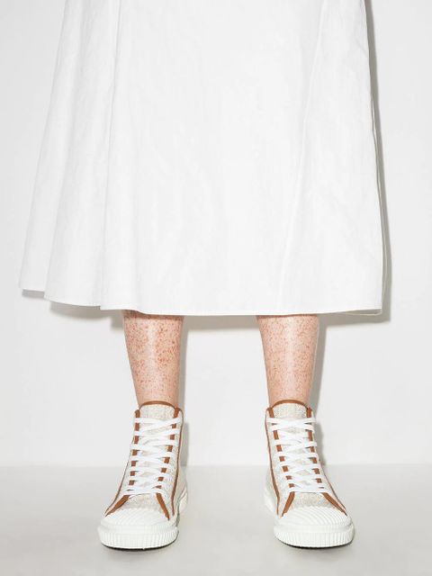 LOEWE Anagram high-top sneakers - Neutrals