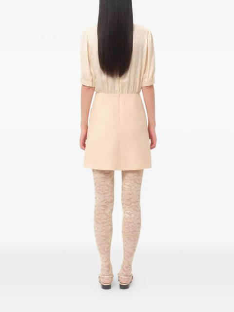 Valentino Garavani short-sleeves mini dress - Neutrals