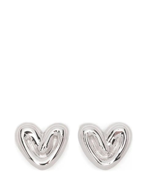 Missoma puffy-heart studs earrings - Silver - zdjęcie produktu nr 1