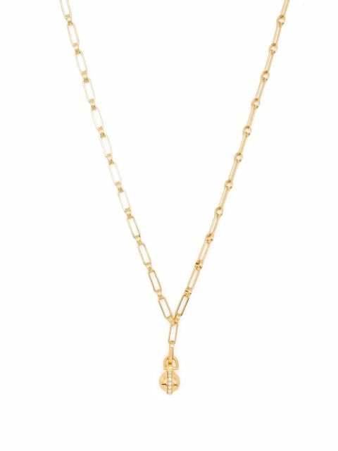 Missoma Aegis chain pavé sphere pendant necklace - Gold - zdjęcie produktu nr 1