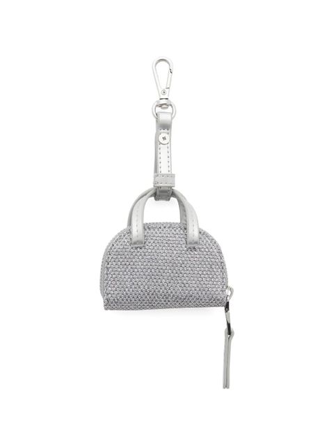 Diesel 1DR Dome bag charm - Silver - zdjęcie produktu nr 1