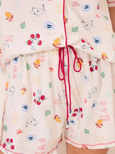 women'secret piżama bawełniana damska kolor biały bawełniana 3132114