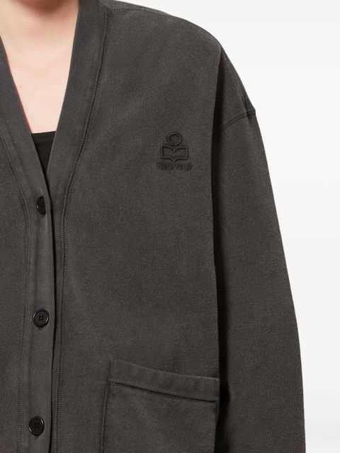 MARANT ÉTOILE Stephy embroidery jacket - Grey - zdjęcie produktu nr 2