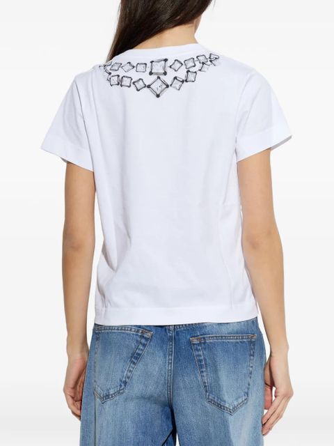 Givenchy Deconstructed Crystals-print T-shirt - White