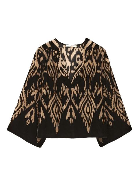 Ba&Sh Arriet V-neck blouse - Black - zdjęcie produktu nr 1