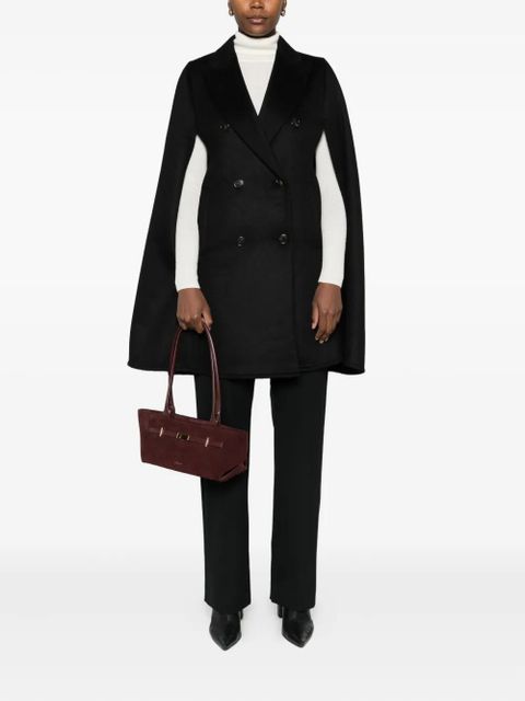 Max Mara double-breasted poncho - Black - zdjęcie produktu nr 2