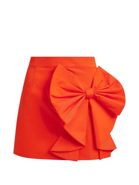 Essentiel Antwerp Joyous bow-detail skirt - Red - zdjęcie produktu nr 1