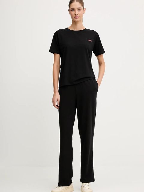 HUGO t-shirt lounge damski kolor czarny 50555634 - zdjęcie produktu nr 2